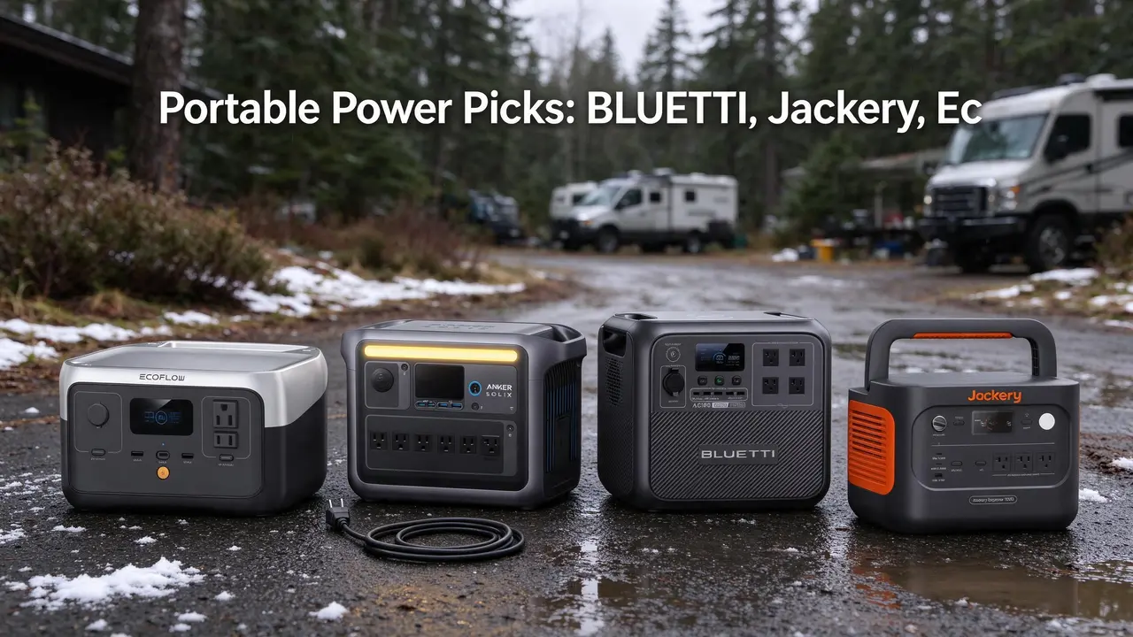 Portable Power Picks: BLUETTI, Jackery, EcoFlow Ranked