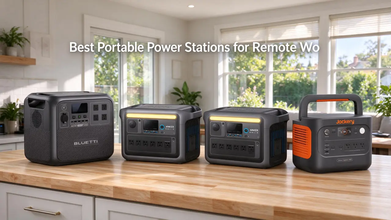 Best Portable Power Stations for Remote Work: 5 Picks Ranked