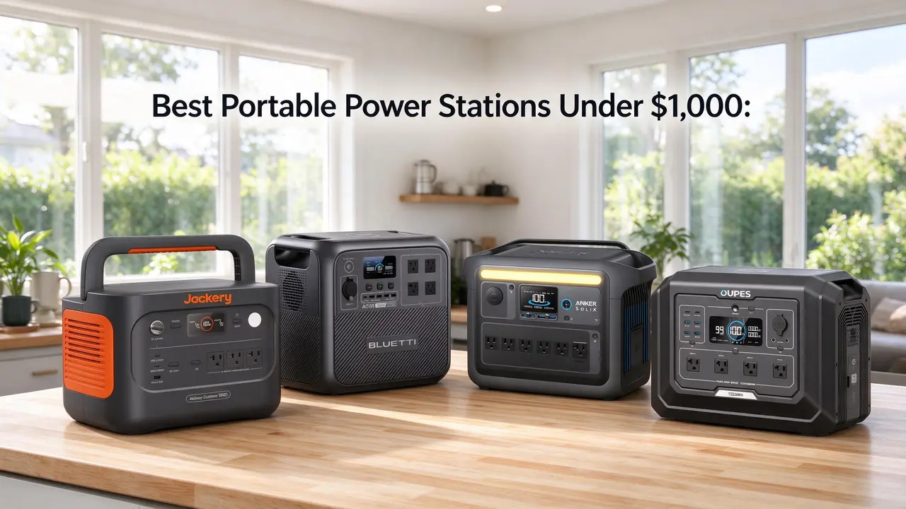 Best Portable Power Stations Under $1,000: Three Budget Bands, Five Units