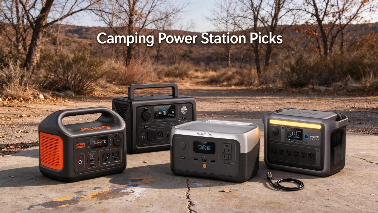 Best Camping Power Stations for Off-Grid Weekends