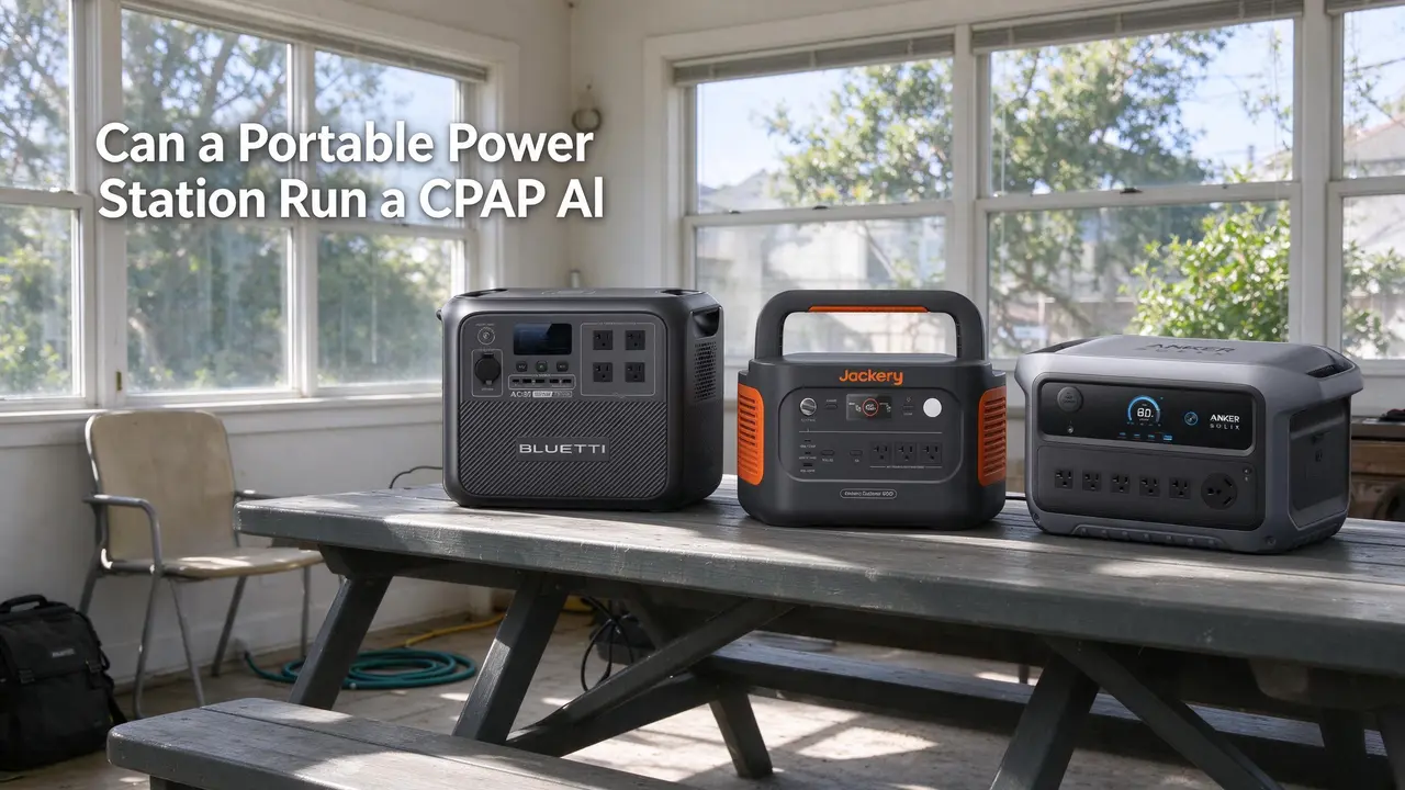 Can a Portable Power Station Run a CPAP All Night?