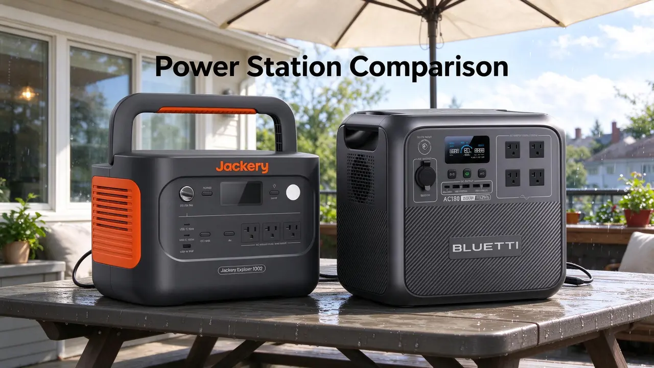 Jackery Explorer 1000 v2 vs BLUETTI AC180: Which 1,000Wh Backup Fits Your Outage?