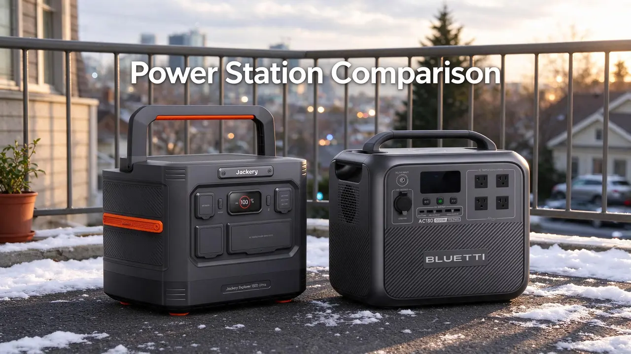 Jackery Explorer 1500 Ultra vs BLUETTI AC180: Outage Bet