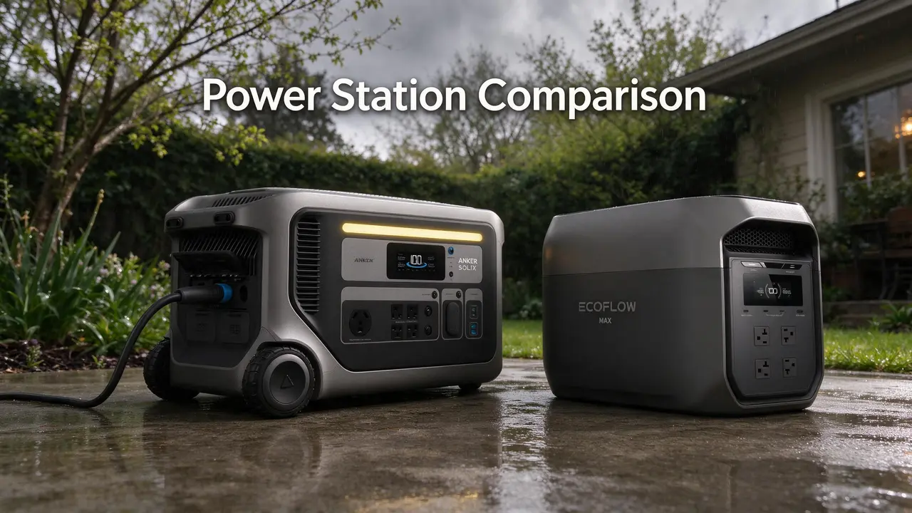 Anker SOLIX F3800 vs EcoFlow DELTA 3 Max: Which Home Backup Station Fits Your Outage Plan?