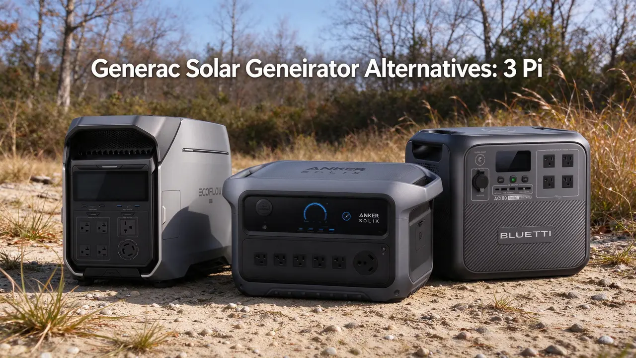 Generac Solar Generator Alternatives: 3 Picks by Use Case