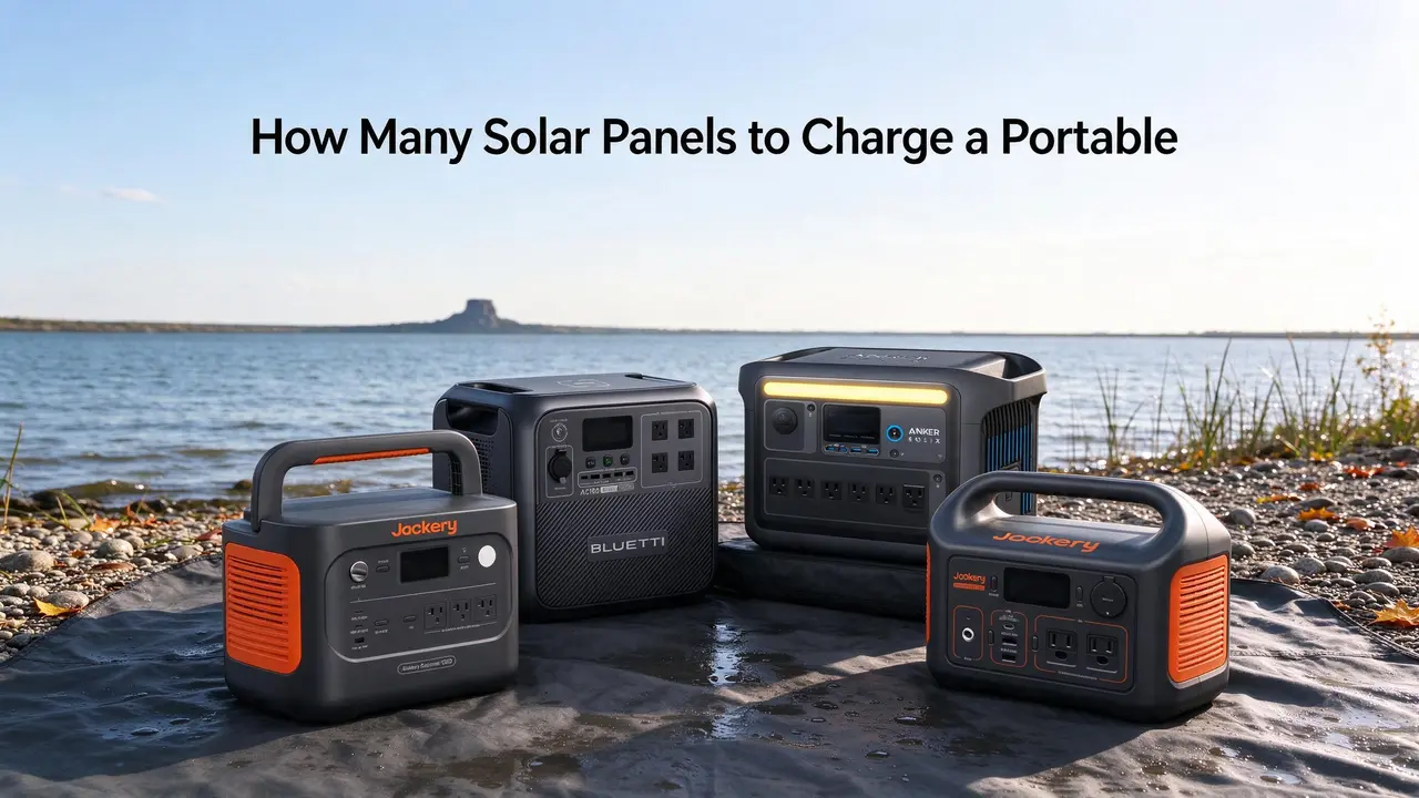How Many Solar Panels to Charge a Portable Power Station?