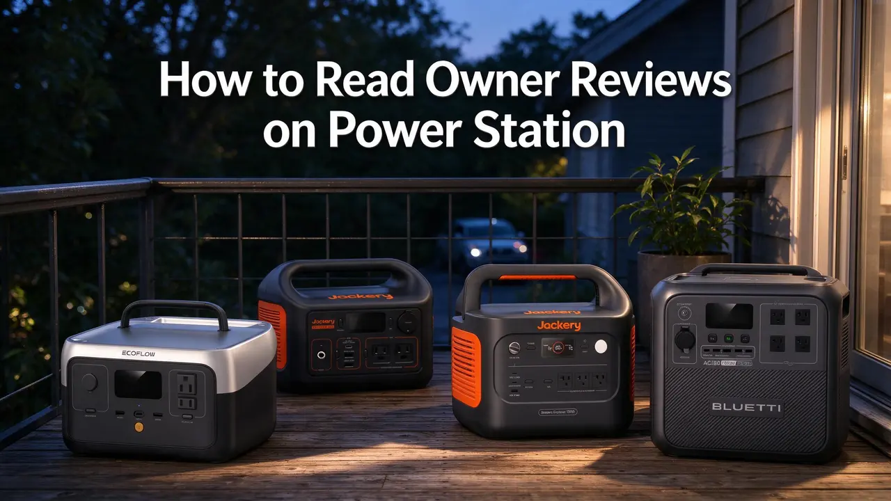 Reading owner reviews collected from manufacturer product pages