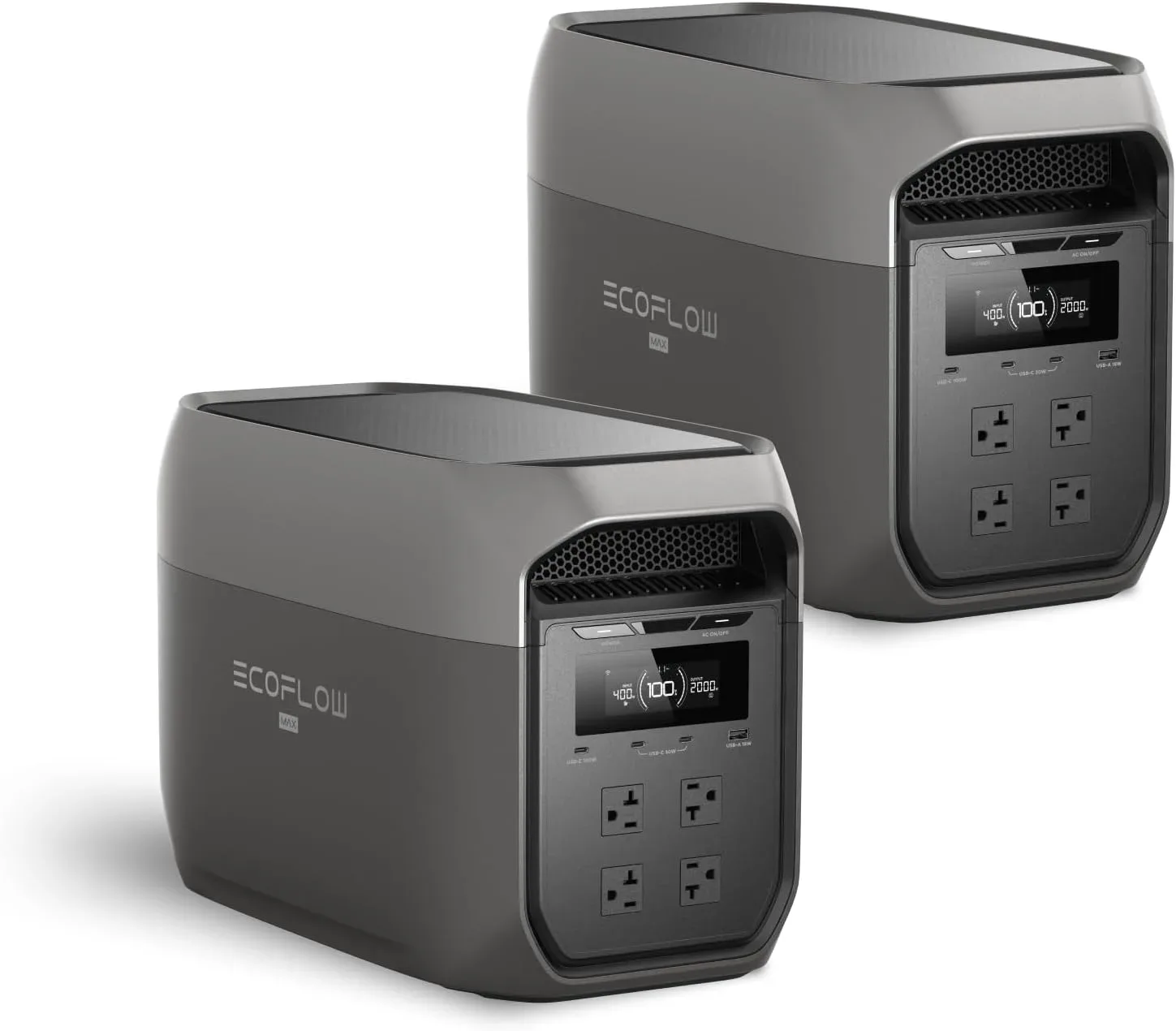 3400W X-Boost Output, Ultra-Fast 0-80% Charging in 1.13 Hr, Home Backup & RV Camping (Solar Panel Optional) product photograph