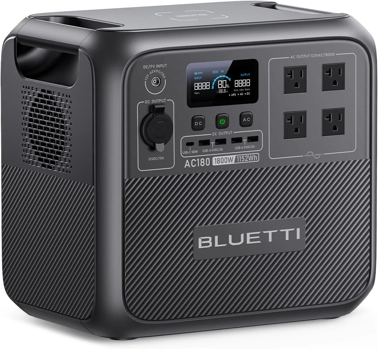 BLUETTI AC180 portable power station
