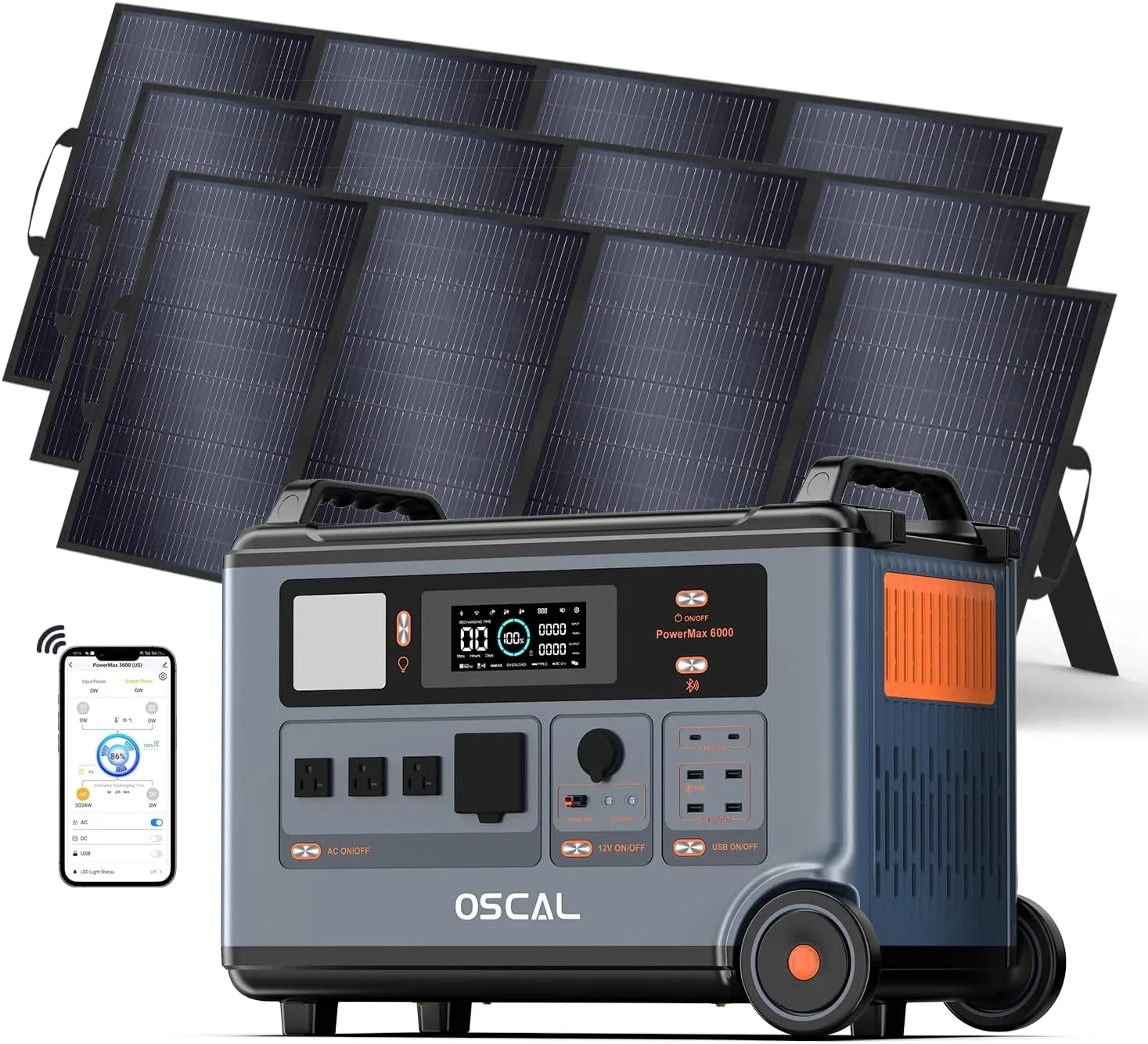 ECOGREAT PowerMax 6000 portable power station