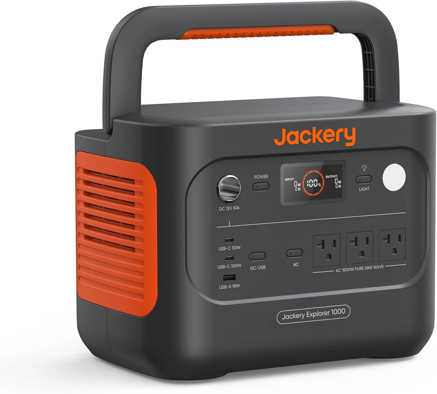 Jackery Explorer 1000 v2 Portable Power Station,1070Wh,1500W product photograph