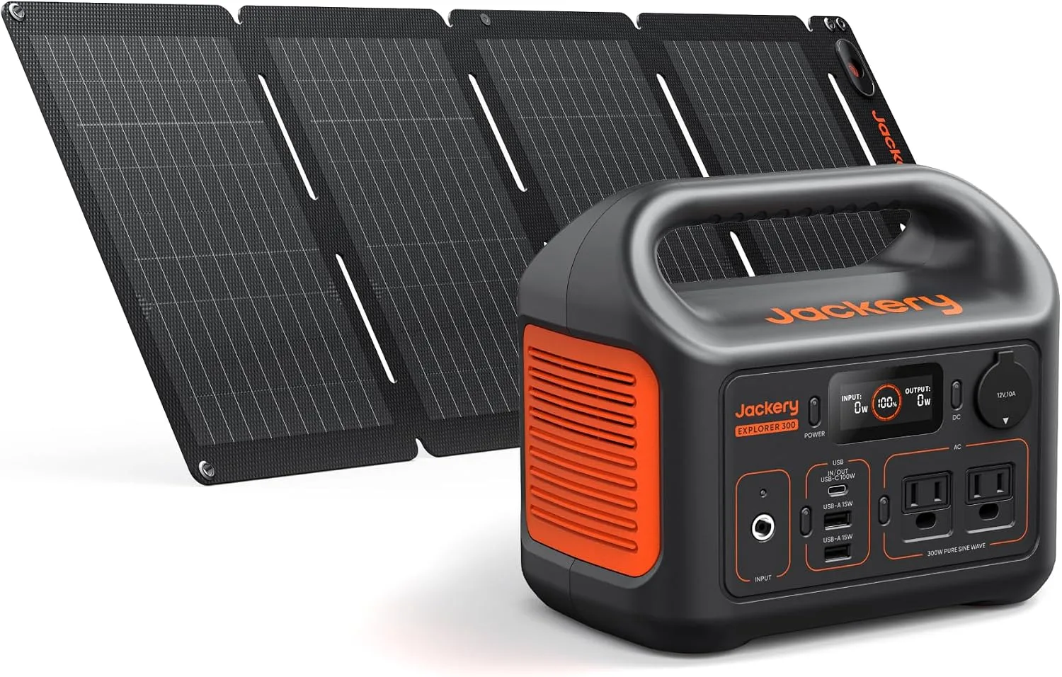 Jackery Solar Generator 300 and portable power station