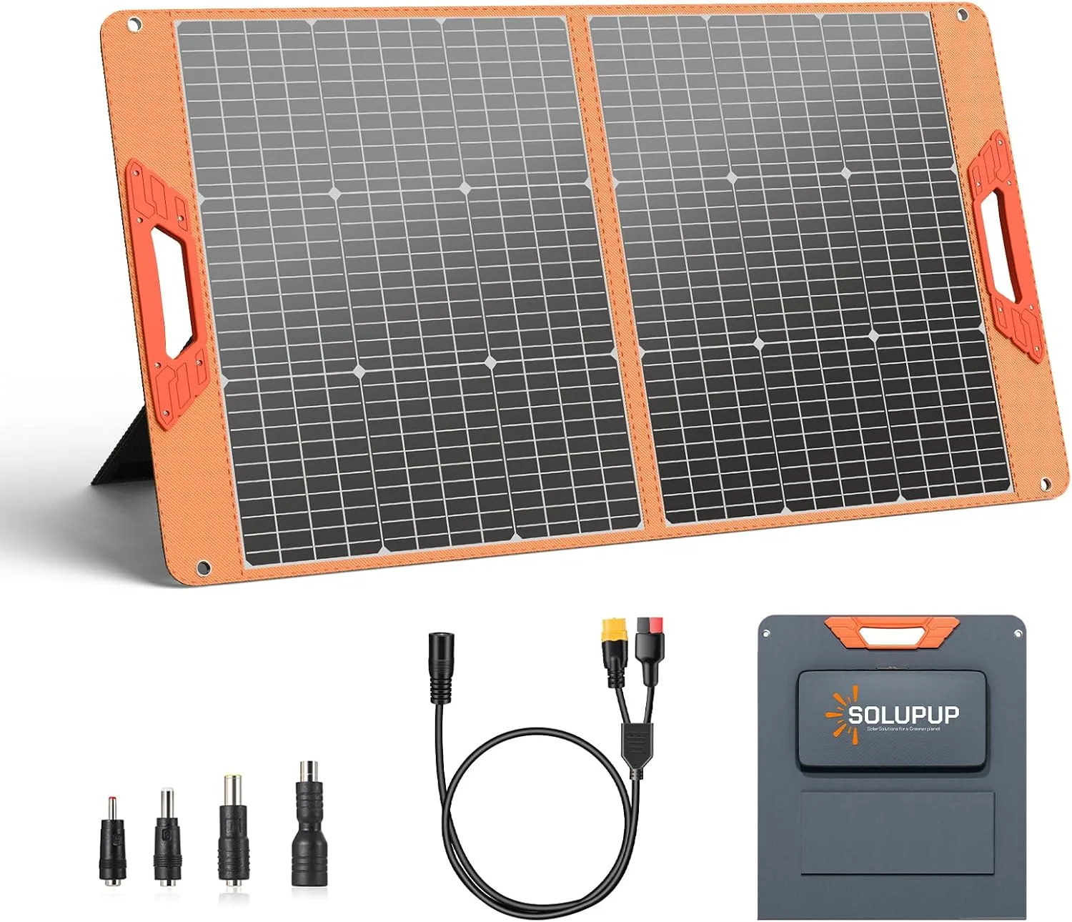 SOLUPUP 100W Portable Solar Panel for Power Stat portable power station