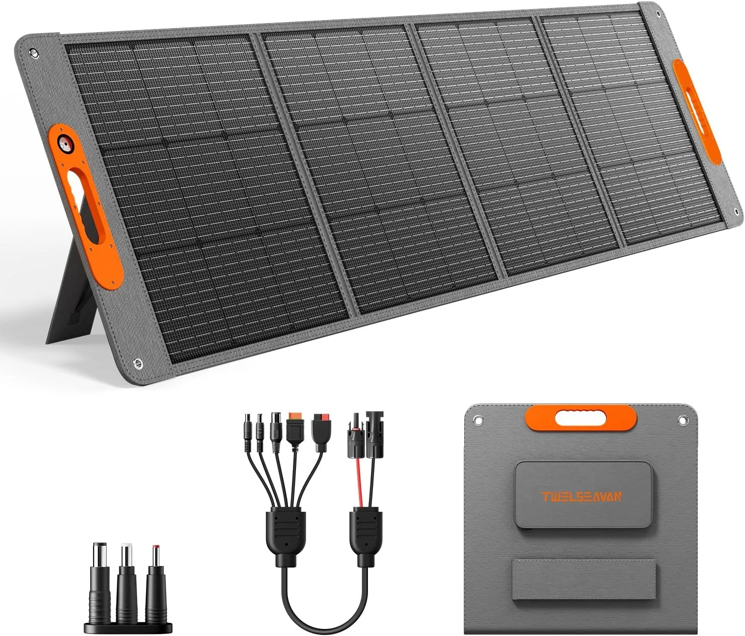 TWELSEAVAN 200W Solar Panel portable power station