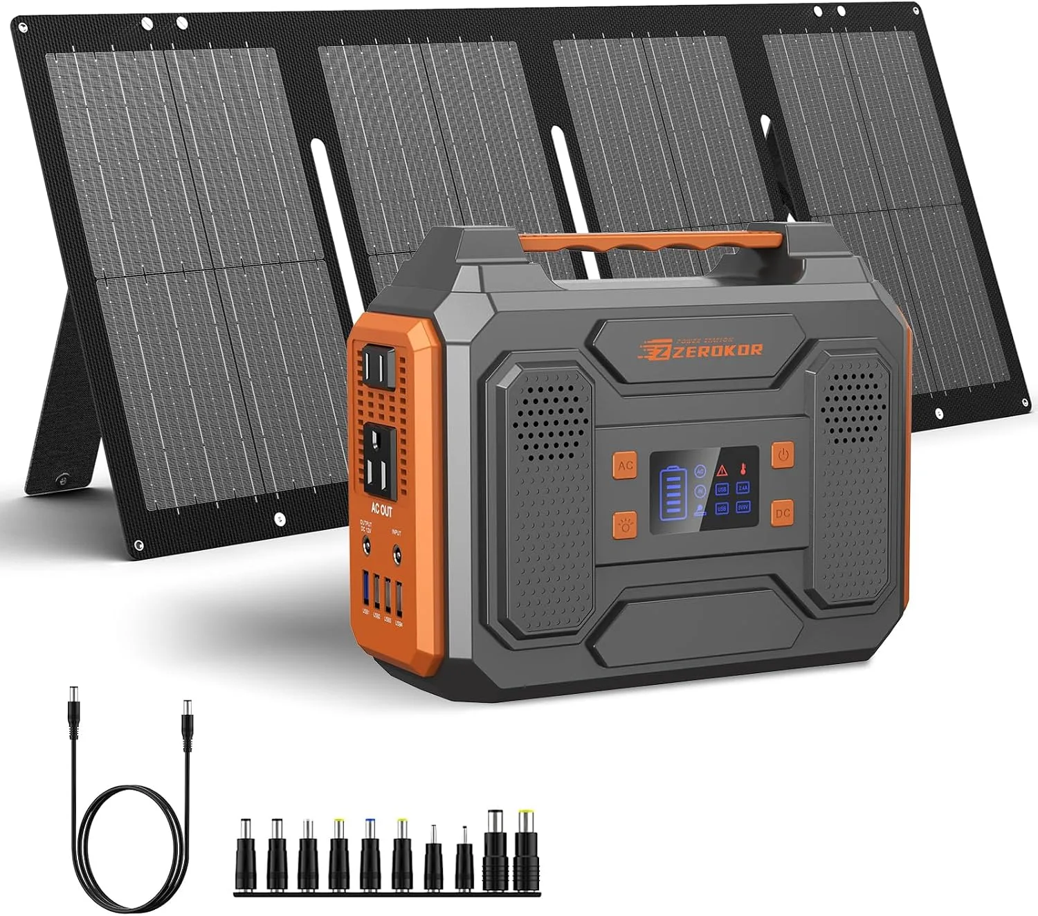 ZeroKor Portable Solar Generator portable power station