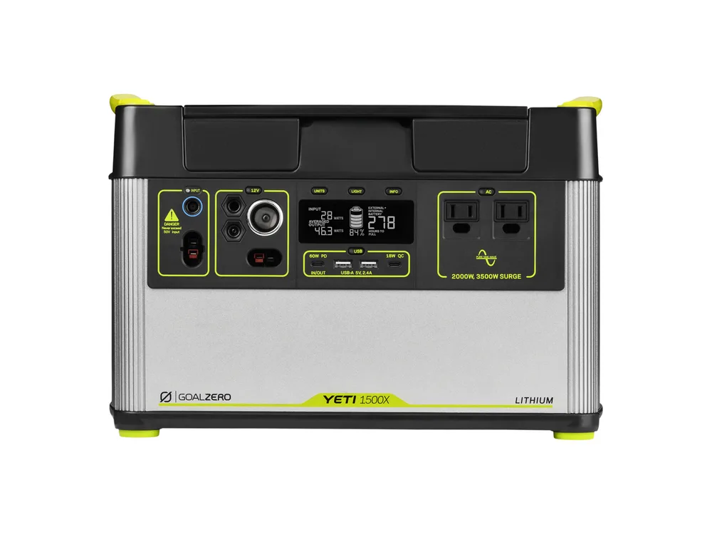 Goal Zero Yeti 1500X portable power station