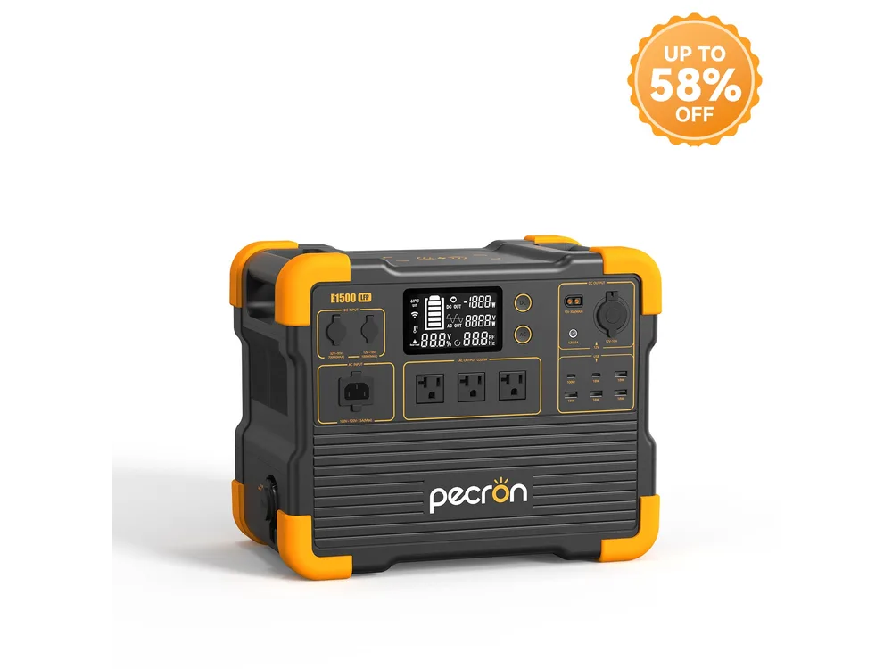 PECRON E1500LFP portable power station