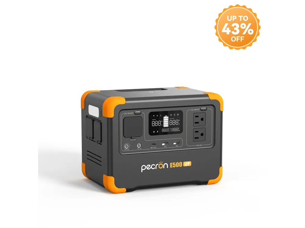PECRON E500LFP portable power station
